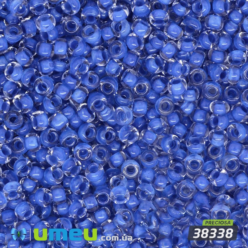 Бісер чеський №620 / 38338, Синій, Прокрашенний, 10/0 (BIS-003897)