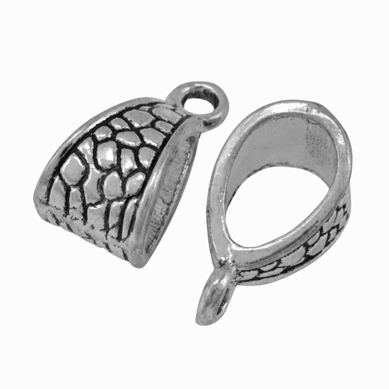 Бейл, 14х7х8 мм, Античне срібло (OSN-058432)