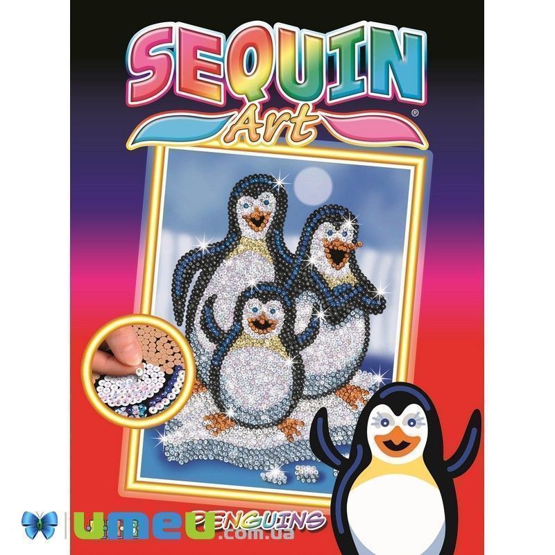 Набор для творчества Sequin Art RED Pepino Penguins (DIF-043396)