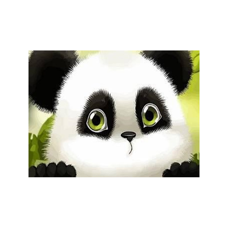 Набір алмазного живопису на підрамнику 30х20 см, Пандочка (SXM-056303)
