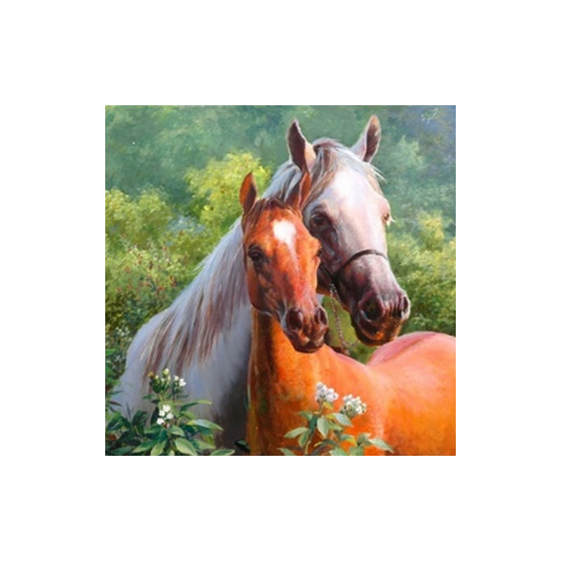 Набор алмазной живописи на подрамнике 30х30 см, Чувства (SXM-052420)