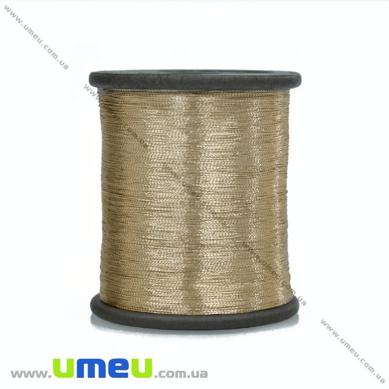 Нить металлизированная 0,1 мм, Золотистая (KNT-028175)