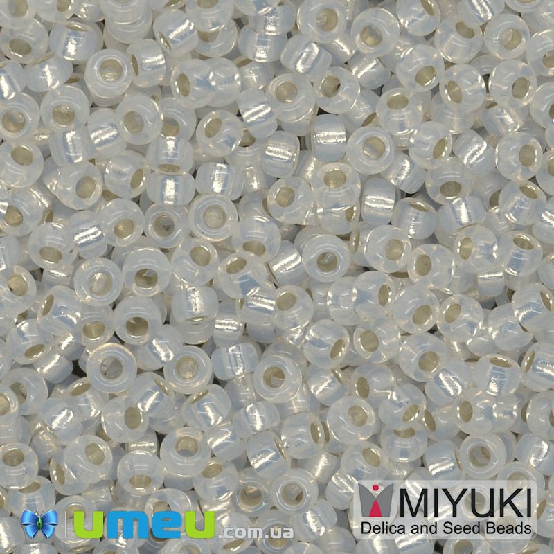 Бісер японський Miyuki круглий RR 8/0 №551, Прозорий (BIS-045968)
