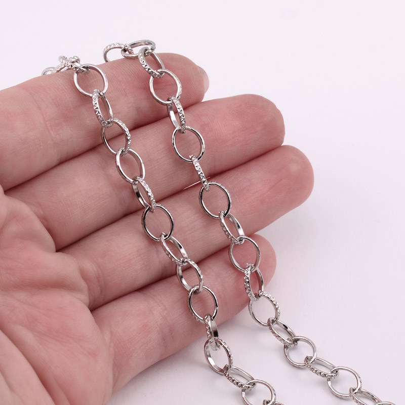 Цепь, Темное серебро, 8х6,5 мм (ZEP-009620)