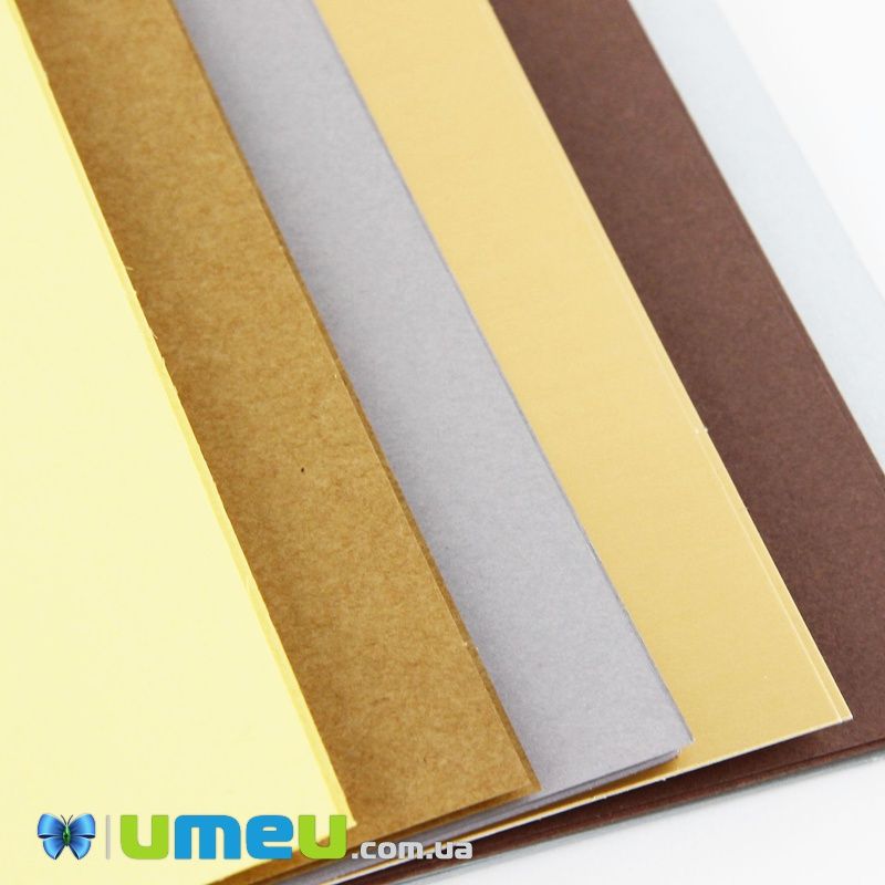 Набор скрапбукинга для изготовления 6-ти мини-открыток с конвертами (DIF-032805)