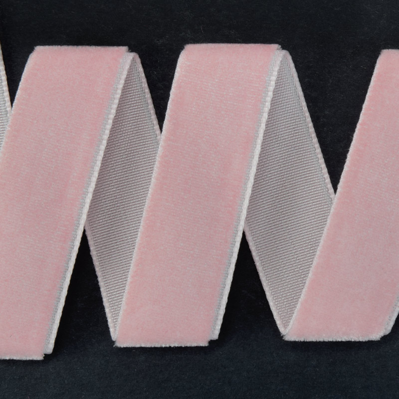 Лента бархатная, 15 мм, Персиковая (LEN-060291)