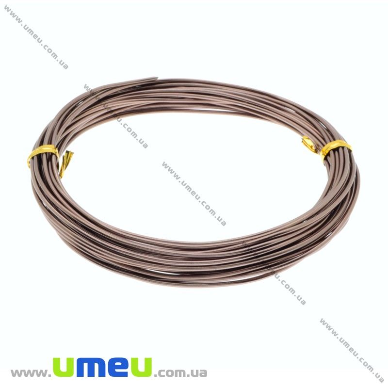 Проволока алюминиевая, 1,5 мм, Коричневая светлая (LES-016954)