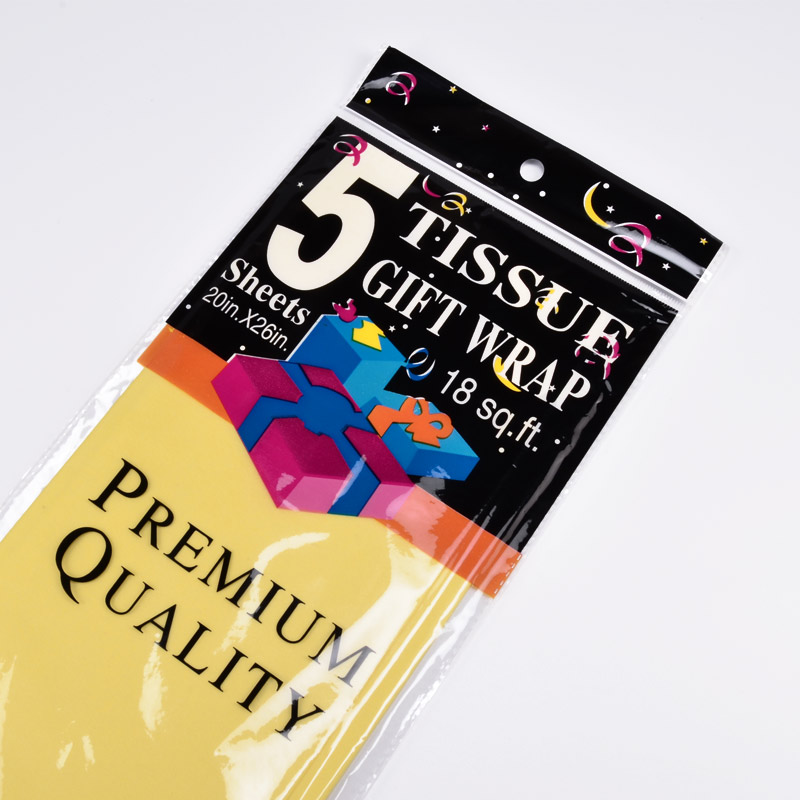 Папір тіш',ю, 65х50 см, Жовтий (UPK-051307)