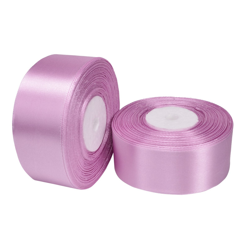 Атласна стрічка, 40 мм, Бузкова світла (LEN-054619)