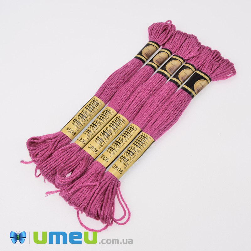 Мулине CXC 3806 Розовая цикламена, св. (CXC-050432)