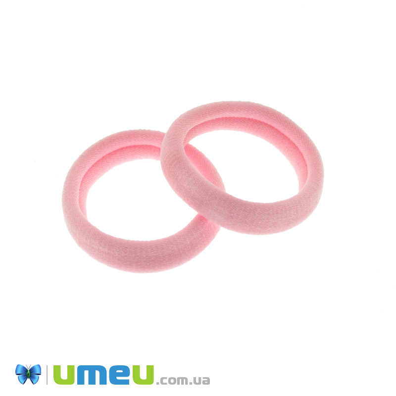 Резинка для волос микрофибра, 40 мм, Розовая светлая (OSN-041659)
