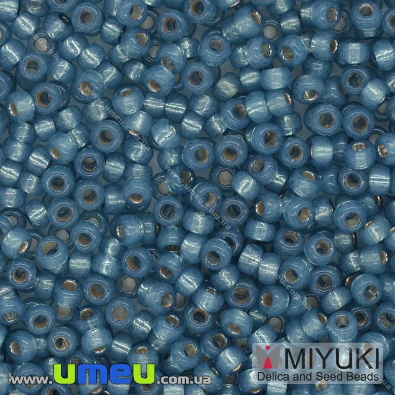 Бісер японський Miyuki круглий RR 11/0 №648, Синій (BIS-036707)