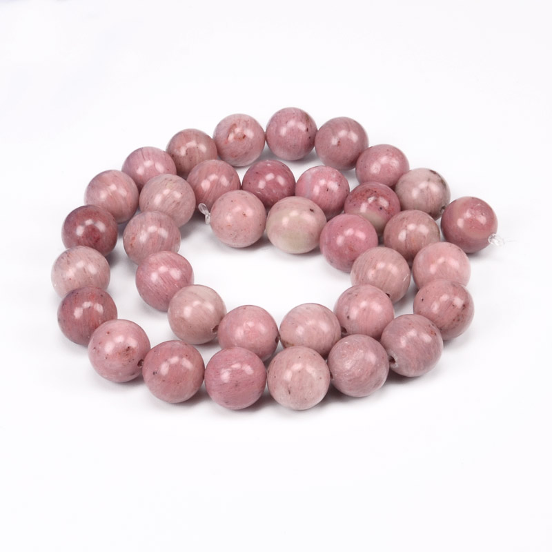 Намистини Родоніт, Натур. камінь, 10,5 мм, Круглі (BUS-051630)