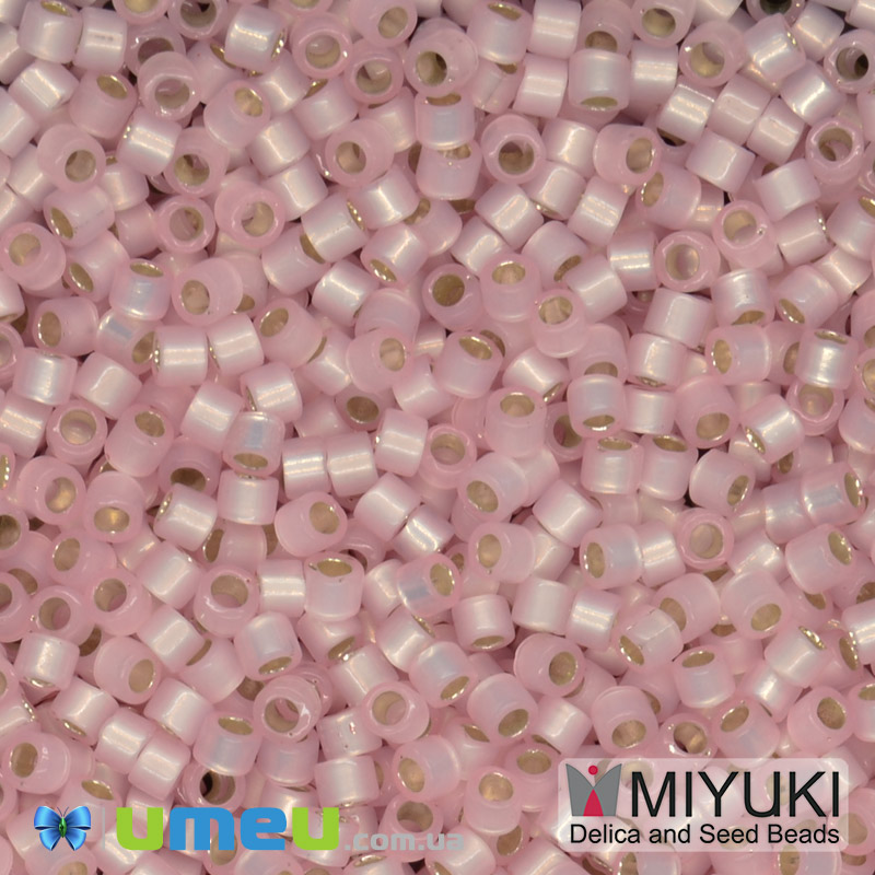 Бісер японський Miyuki Delica 11/0 DB624, Рожевий (BIS-045271)