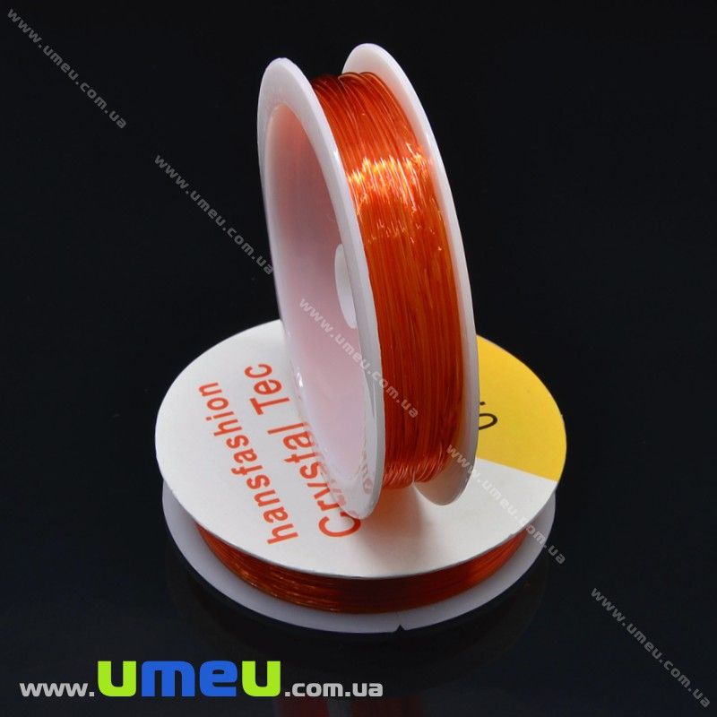 Волосінь еластична, 0,6 мм, Теракотова (LES-015590)