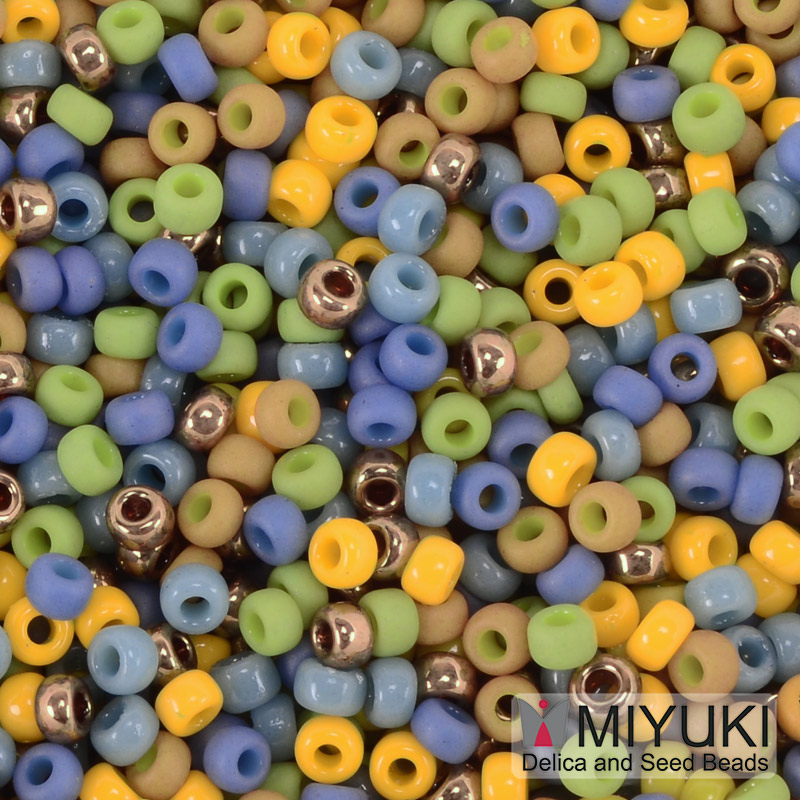 Бісер японський Miyuki круглий RR 11/0 №MIX137, Різнокольоровий (BIS-055981)