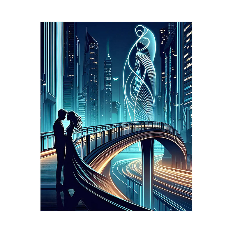 Набір алмазного живопису на підрамнику 30х40 см, Побачення (SXM-056337)