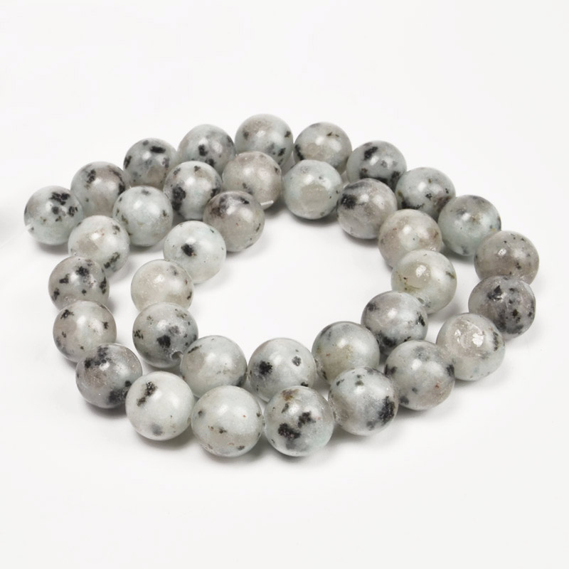 Намистини Яшма лотоса, Натур. камінь, 10,5 мм, Круглі (BUS-053964)