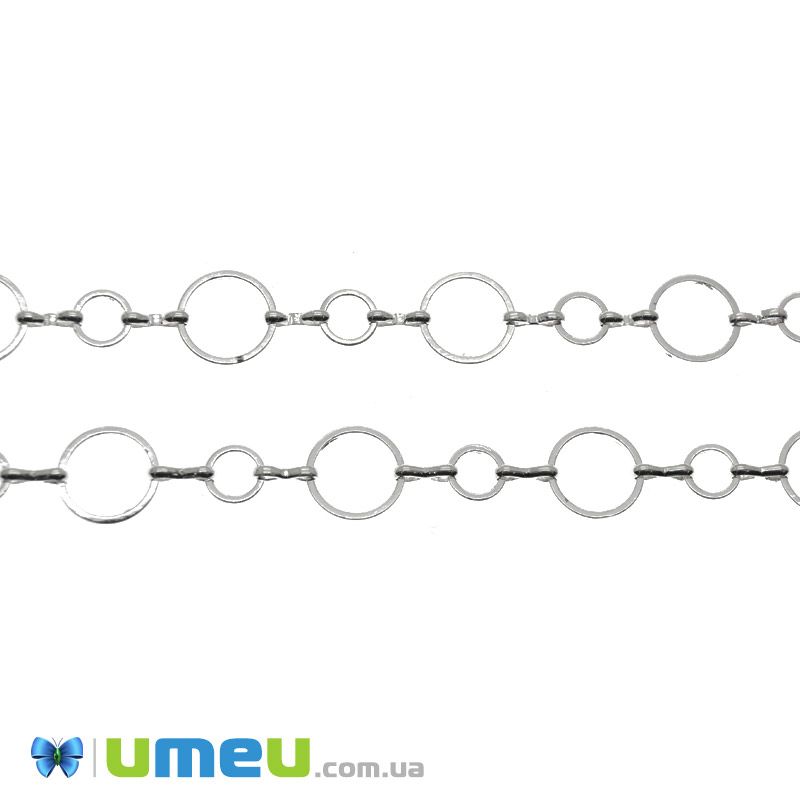 Ланцюг, Світле срібло, 6 і 10 мм (ZEP-046152)
