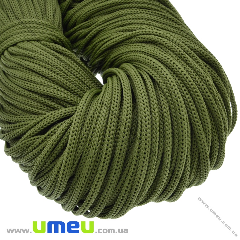 Полипропиленовый шнур, 4 мм, Хаки (LEN-036825)