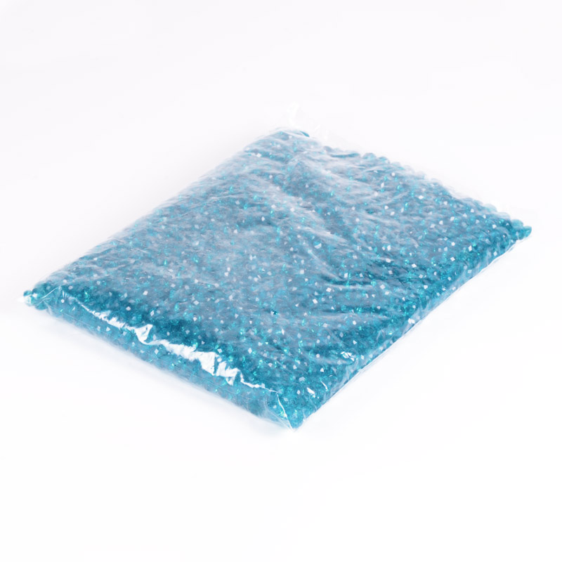 Бусины для сумок, Акриловые, Рондели, 8 мм, Бирюзовые (BUS-056140)