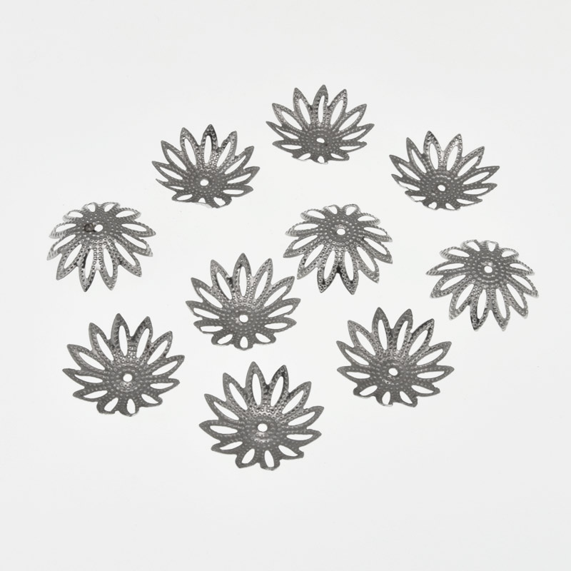 Обіймачі, Темне срібло, 18х4 мм (OBN-020329)