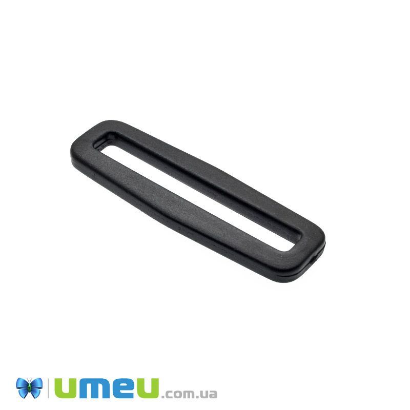 Перетяжка пластикова однощілева (рамка), Чорна, 50 мм (SEW-044345)