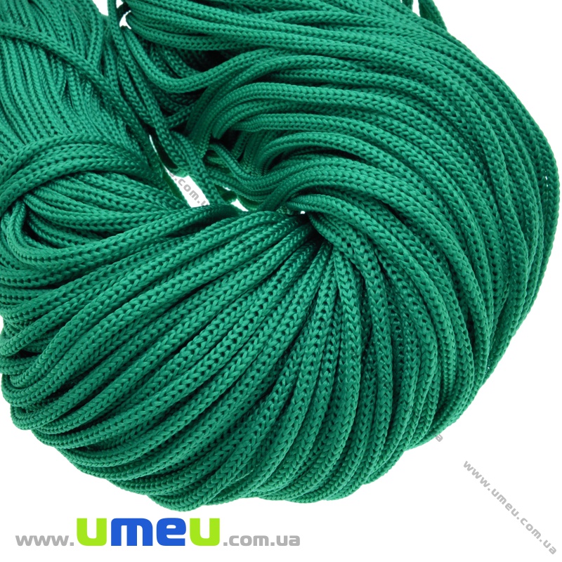 Полипропиленовый шнур, 4 мм, Изумрудный (LEN-036827)