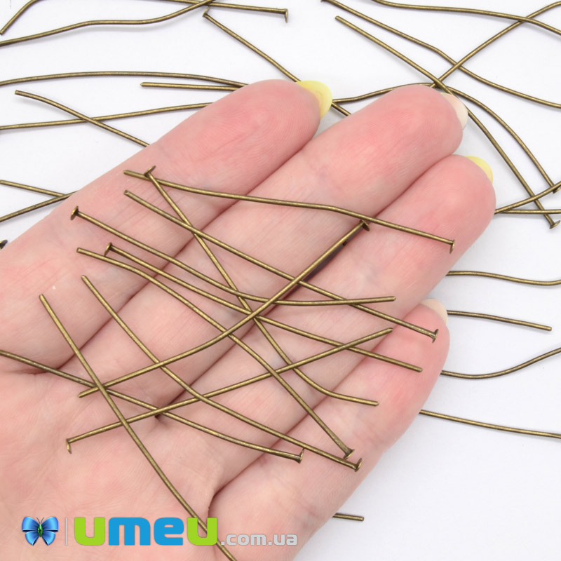 Гвоздики, Античная бронза, 5,0 см, 0,7 мм (PIN-008425)