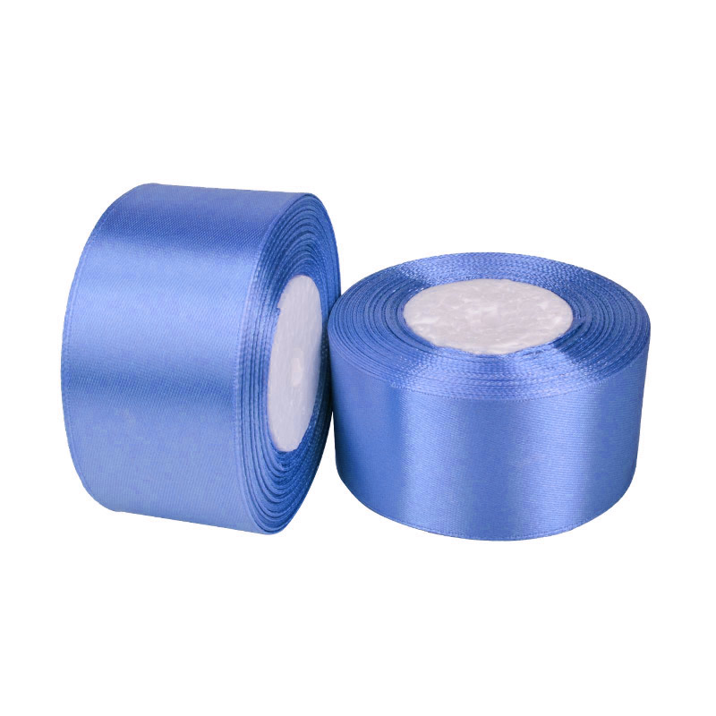 Атласна стрічка, 40 мм, Синя (LEN-057578)