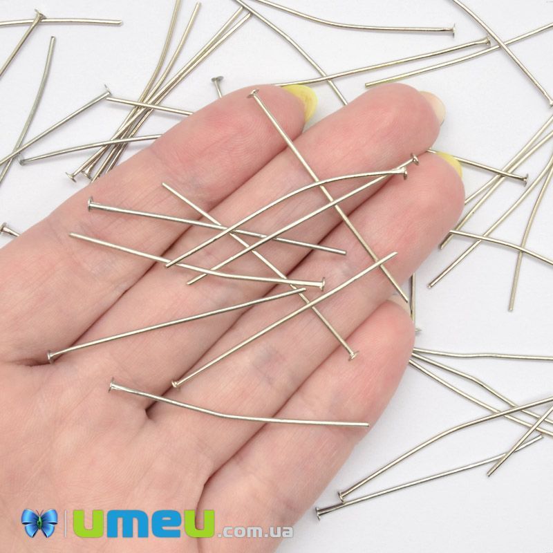 Гвоздики, Темне срібло, 4,0 см, 0,7 мм (PIN-014708)