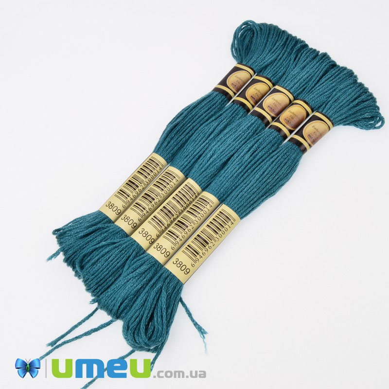 Мулине CXC 3809 Бирюзовый, оч.т. (CXC-050435)