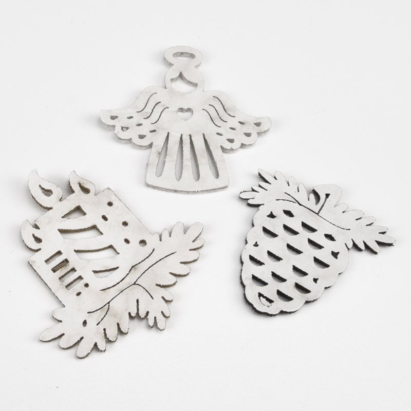 Декоративні вироби з фоамірану Новорічні, 5х6 см, Мікс (FLT-056934)