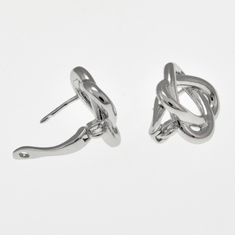 Швензи, Латунь з покриттям Родій, 19х13х14 мм (OSN-059996)