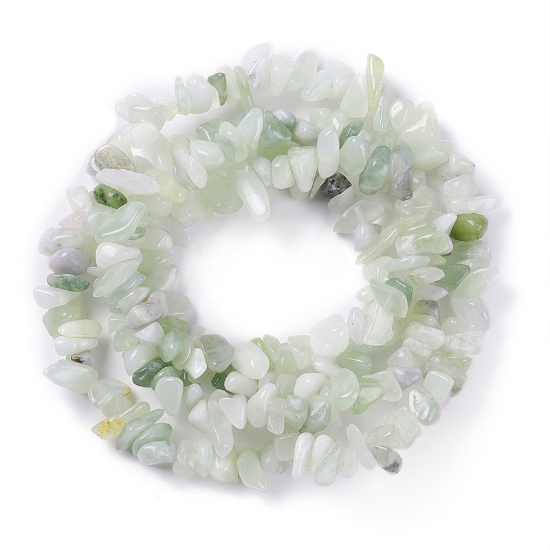 Бусины (скол) Нефрит, Натур. камень, 5-8 мм (79-80 см) (BUS-057699)