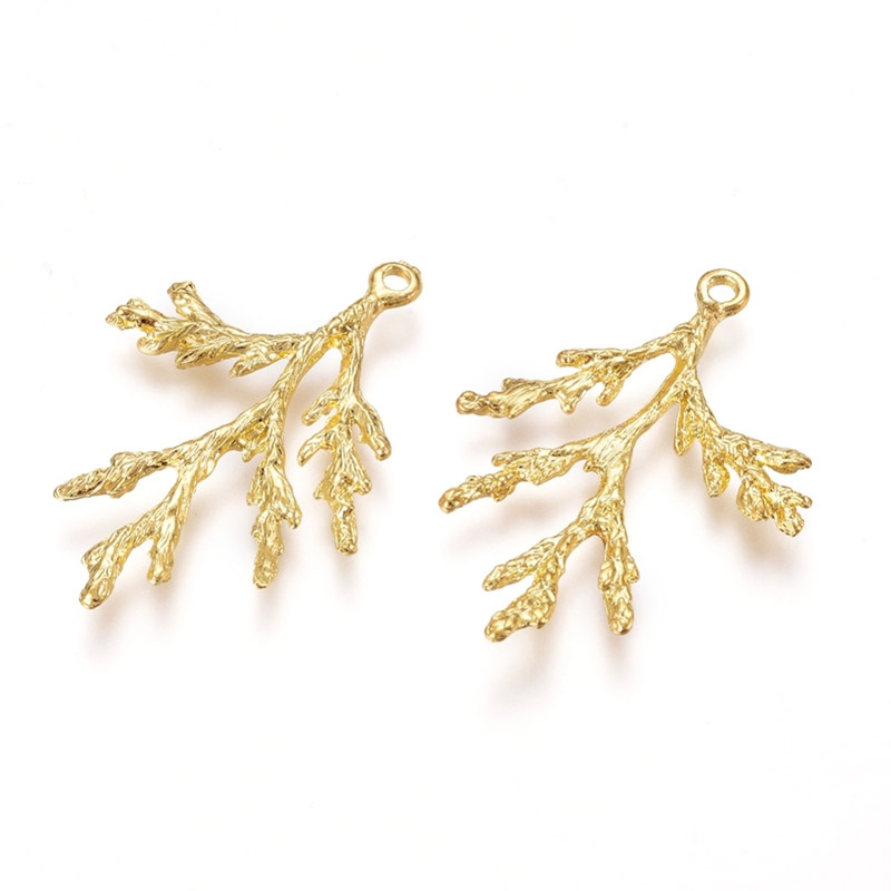 Підвіска метал. Гілка, 35х25 мм, Золото (POD-045051)