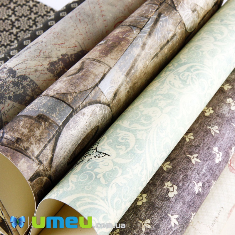 Альбом з папером для скрапбукінгу (300 * 300 мм) 24 листа (DIF-039213)