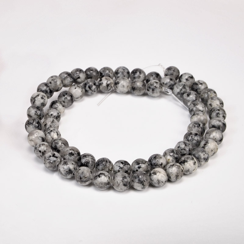 Намистини Граніт, Натур. камінь, 6,5 мм, Круглі (BUS-053952)