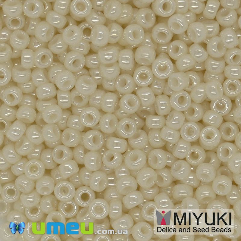Бісер японський Miyuki круглий RR 8/0 №594, Кремовий (BIS-045972)