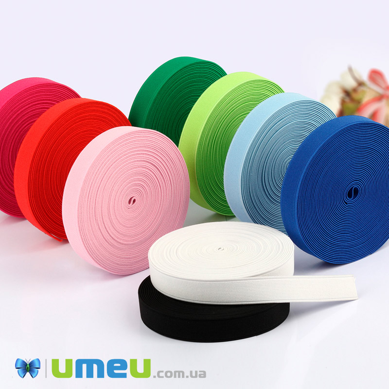 Резинка плоская 15 мм, Синяя (LEN-044749)