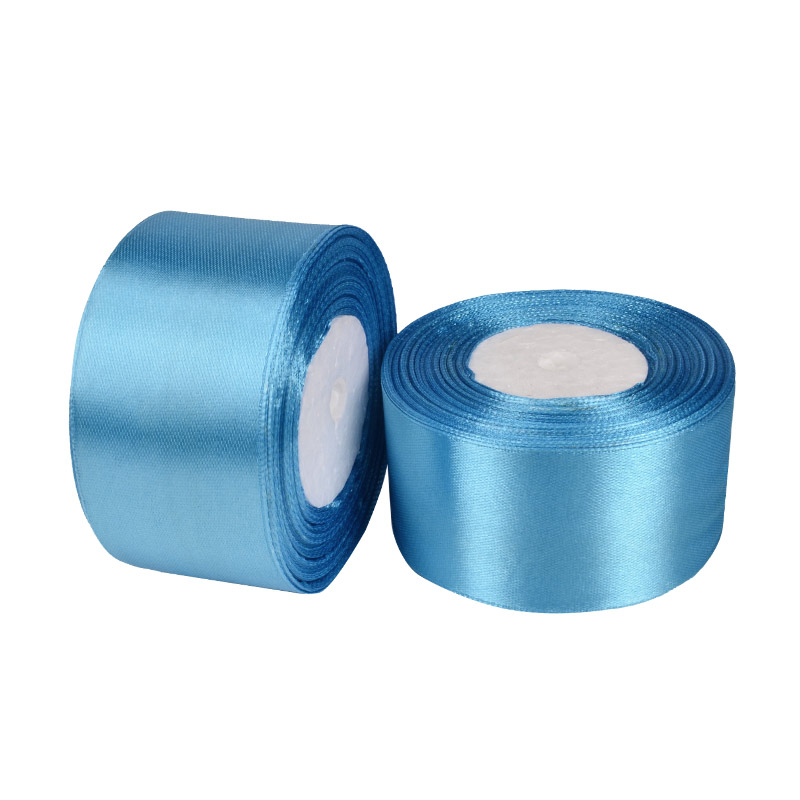 Атласная лента, 40 мм, Бирюзовая (LEN-053418)