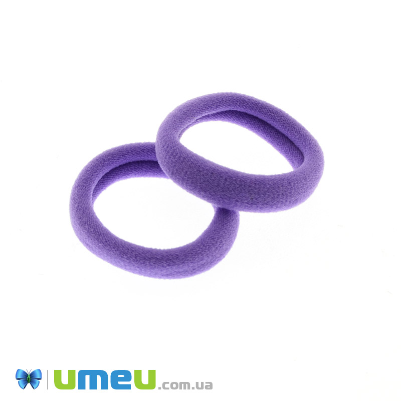 Резинка для волосся мікрофібра, 55 мм, Фіолетова (OSN-041703)