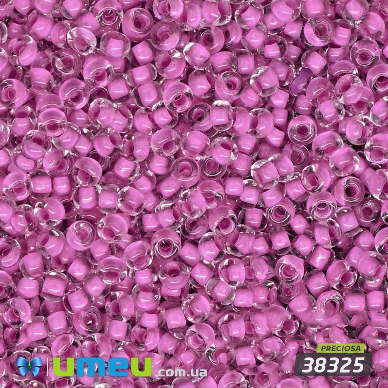 Бісер чеський №609 / 38325, Сливовий світлий, Прокрашенний, 10/0 (BIS-003888)