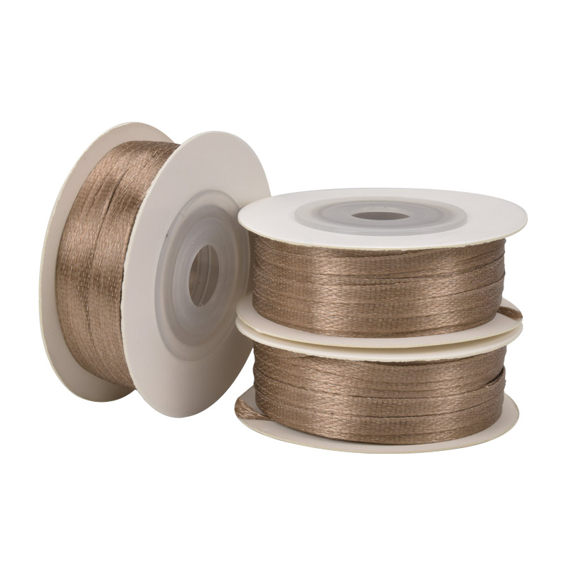 Атласная лента двухсторонняя, 3 мм, Бежевая (LEN-061041)