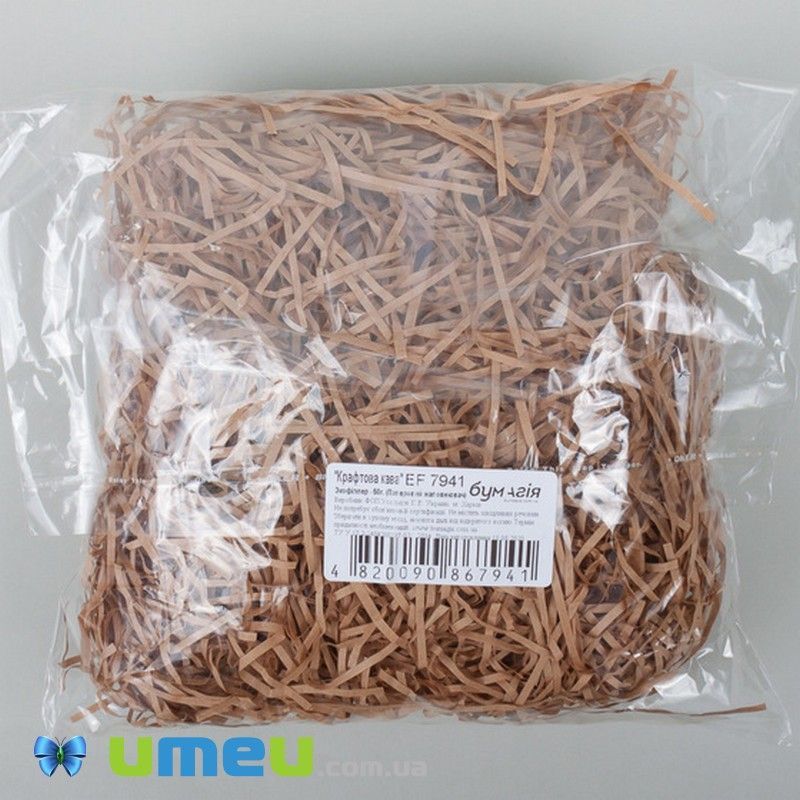 Экофиллер (бумажный наполнитель), Коричневый (DIF-044368)