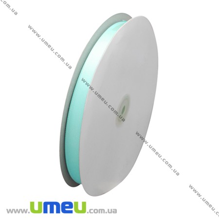 Репсовая лента, 6 мм, Голубая (LEN-007179)