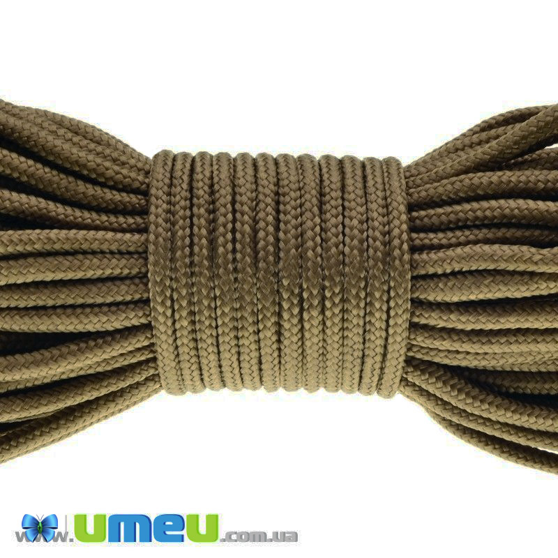 Шнур миникорд 2 мм, Коричневый (LEN-020447)