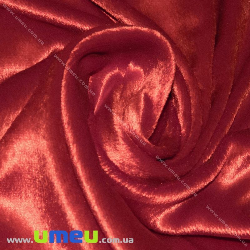 Бархат итальянский, Ширина 20 см, Красный (TKN-036631)
