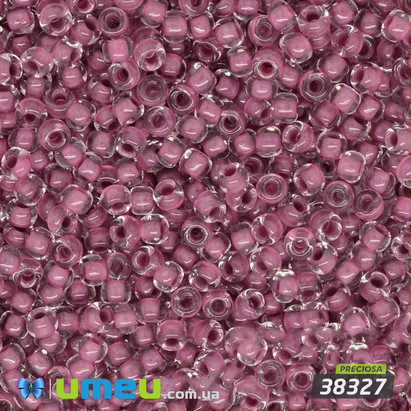 Бісер чеський №611 / 38327, Сливовий, Прокрашенний, 10/0 (BIS-003890)