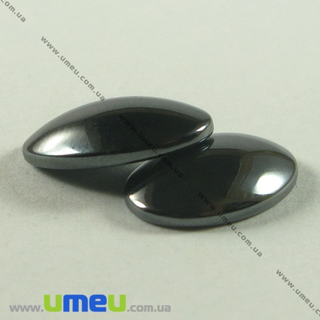 Кабошон нат. камінь Гематит, Овал, 14х10 мм (KAB-001413)